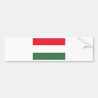 Low Cost! Hungary Flag Bumper Sticker