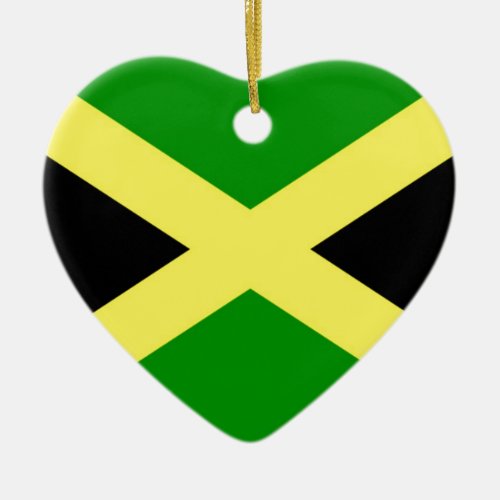 Low Cost Jamaica Flag Ceramic Ornament