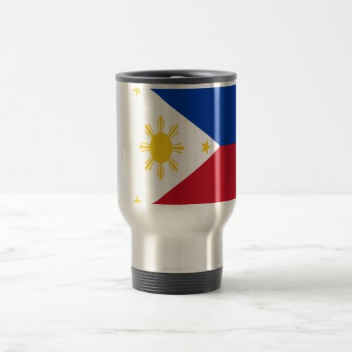 Low Cost Philippines Flag Travel Mug