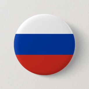 Low Cost! Russia Flag Pinback Button
