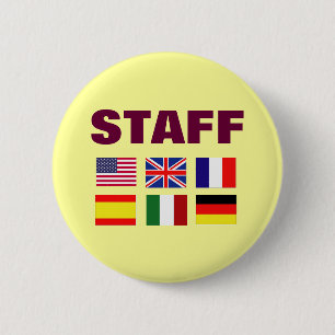 Low Cost Staff Badges in Bulk For Festivals Events Pinback Button
