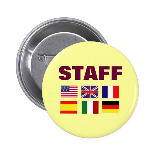 Low Cost Staff Badges in Bulk For Festivals Events Pinback Button | Zazzle