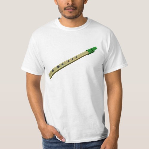 Low Cost Tin Whistle Penny Whistle On A T Shirt