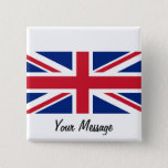 Low Cost Union Jack Flag Badge Name Tag Pinback Button at Zazzle