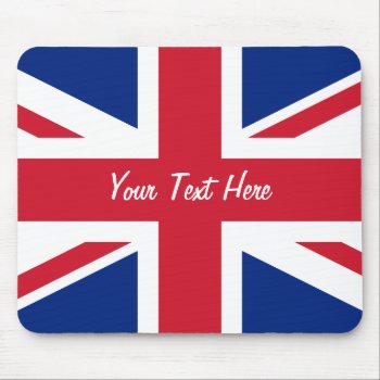 Low Cost Union Jack Flag Of Great Britain Mousepad by DigitalDreambuilder at Zazzle