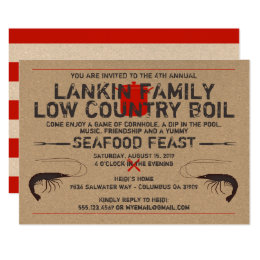 Low Country Shrimp Boil Invitations 3