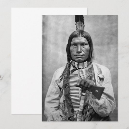 Low Dog - Native American vintage photo (Front/Back)