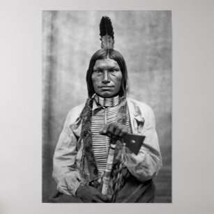 Low Dog - Native American vintage photo Poster