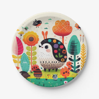 Low Dynamic Monsters and playful creatures Paper Plates