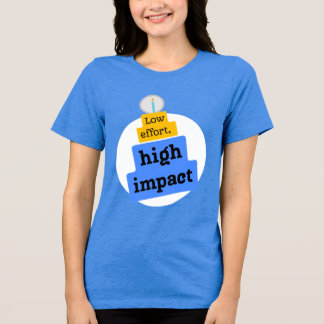 Low Effort, High Impact Tri-Blend Shirt