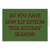 LOW "ELF ESTEEM" THEN MEET ME UNDER MISTLETOE! (Front Horizontal)