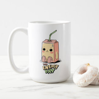 Low Energy Day – Soft Tired Quiet Burnout Coffee Mug