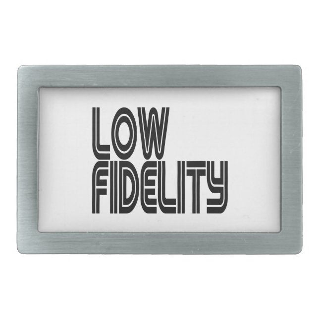 Low Fidelity Belt Buckle (Front)