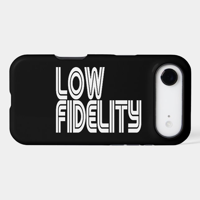 Low Fidelity Case-Mate iPhone Case (Back (Horizontal))