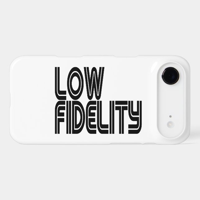 Low Fidelity Case-Mate iPhone Case (Back (Horizontal))