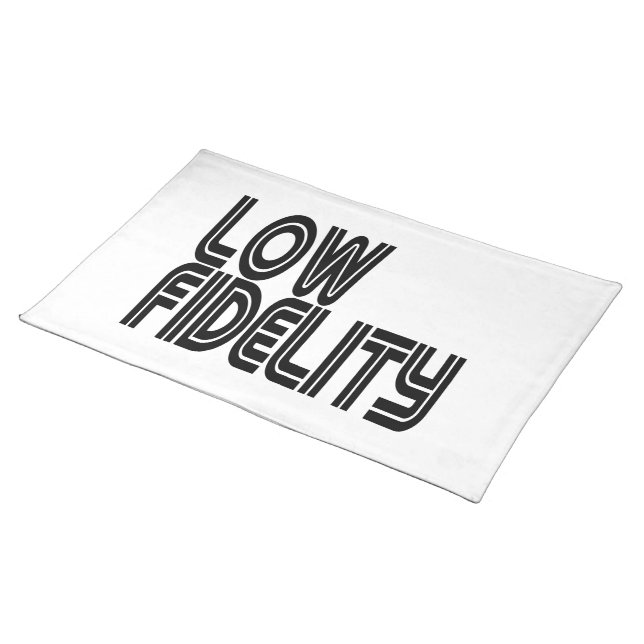 Low Fidelity Cloth Placemat (On Table)