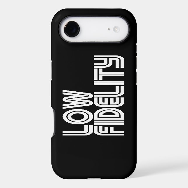 Low Fidelity Iphone Case (Back)