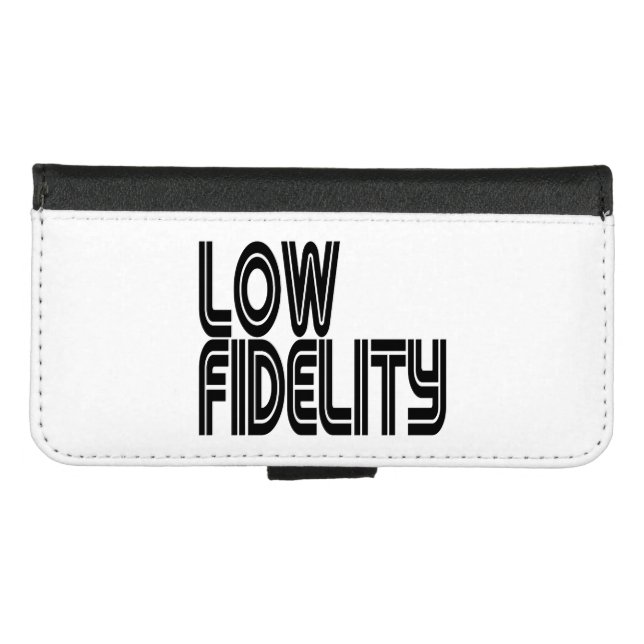 Low Fidelity iPhone Wallet Case (Front (Horizontal))
