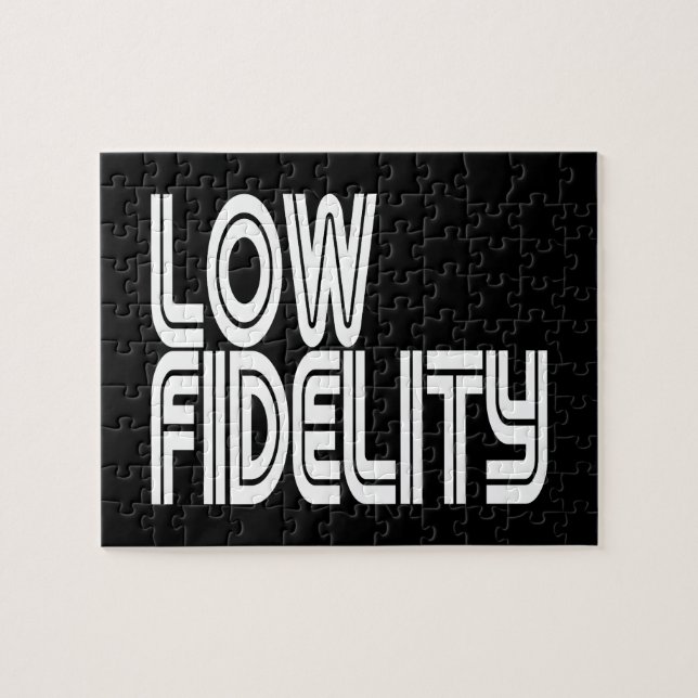 Low Fidelity Jigsaw Puzzle (Horizontal)