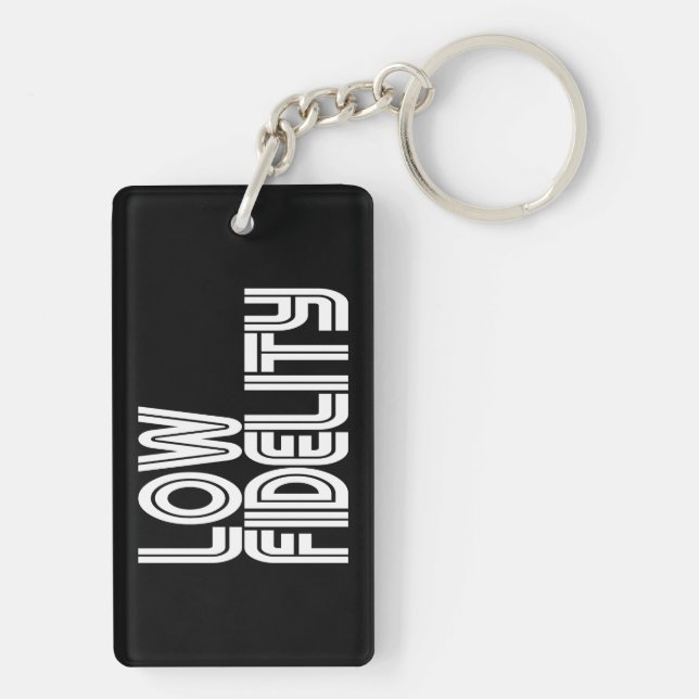 Low Fidelity Keychain (Back)
