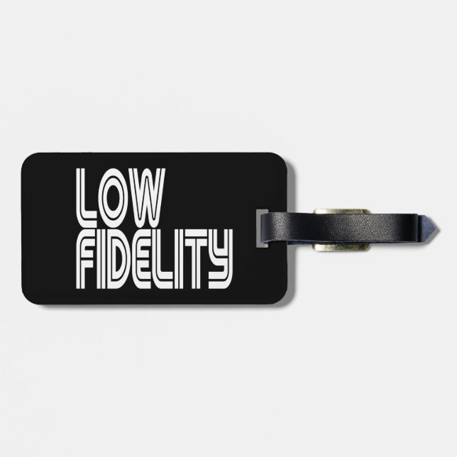 Low Fidelity Luggage Tag (Back Horizontal)