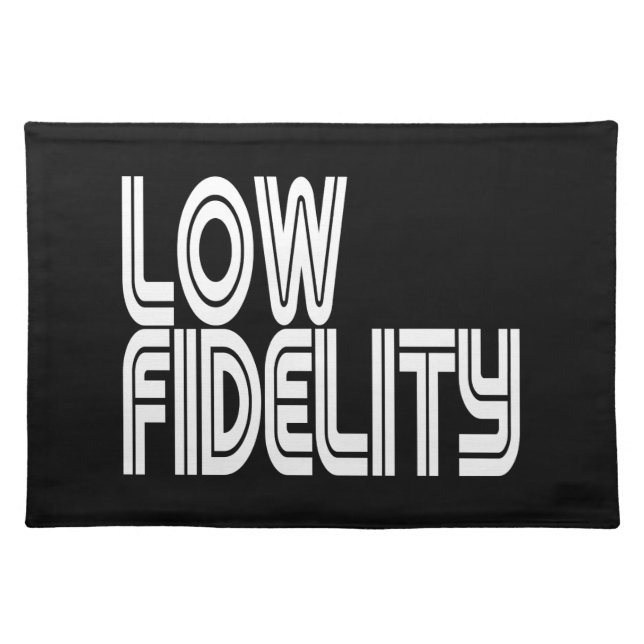 Low Fidelity Placemat (Front)