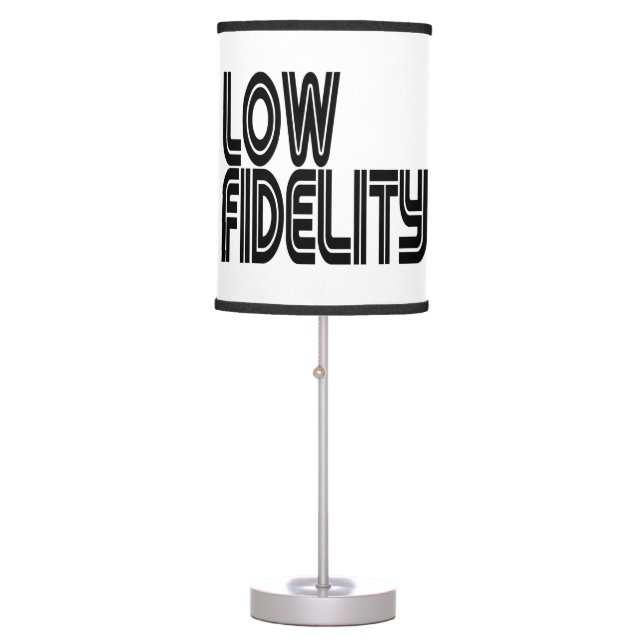Low Fidelity Table Lamp (Front)