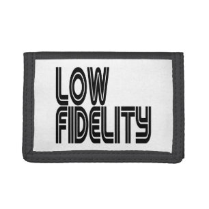 Low Fidelity Trifold Wallet