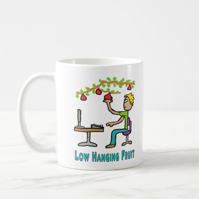 Low-Hanging Fruit Coffee Mug (Left)