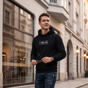 Low Key Minimalist Pullover Hoodie Urban