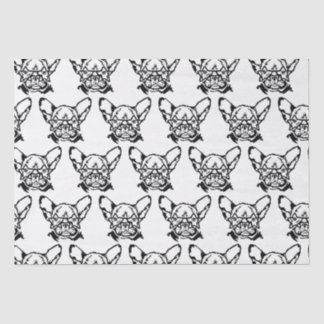 Low Key Rockstar Frenchie French Bulldog Tissue Paper