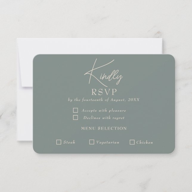 Low Key RSVP Card (Front)