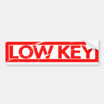 Low Key Stamp Bumper Sticker