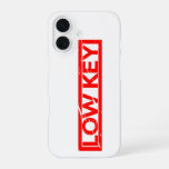 Low Key Stamp iPhone 16 Case