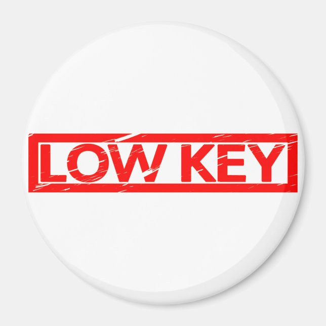 Low Key Stamp Magnet (Front)