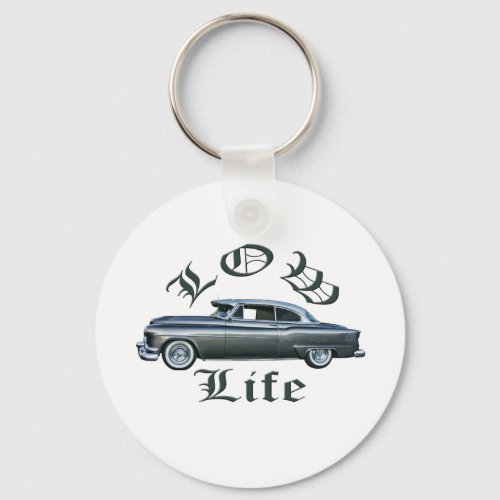 low life lowrider 50s Oldsmobile custom Keychain