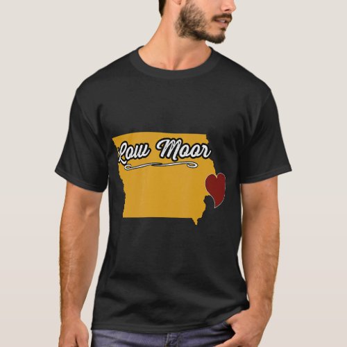 LOW MOOR IOWA IA USA  Cute Souvenir Merch  US City T_Shirt