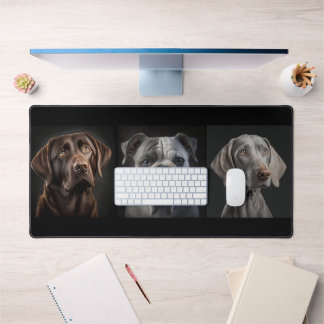Low pet dog 3 photo customer specific desk mat