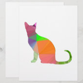 Low Poly Cat Silhouette (Front/Back)