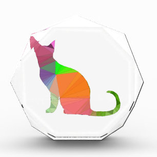 Low Poly Cat Silhouette Award
