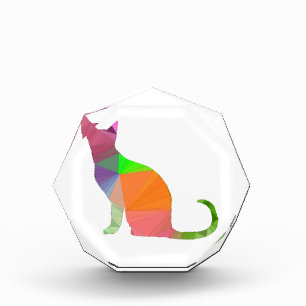 Low Poly Cat Silhouette Award