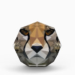 Low Poly Cheetah Award<br><div class="desc">Striking low poly portrait of the world's fastest land animal.</div>