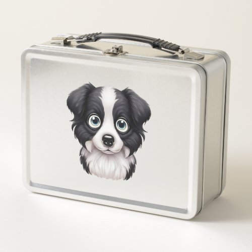 Low Poly Dachshund _ Super Cute Miniature Dachshun Metal Lunch Box