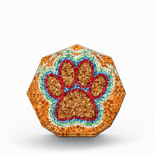 Low Poly Dog Paw Art Award
