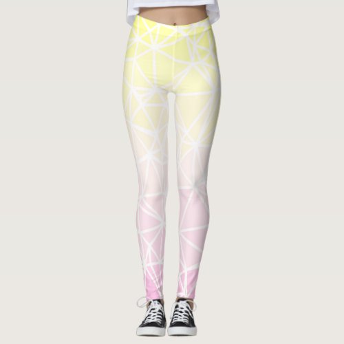 Low Poly Ombre Leggings