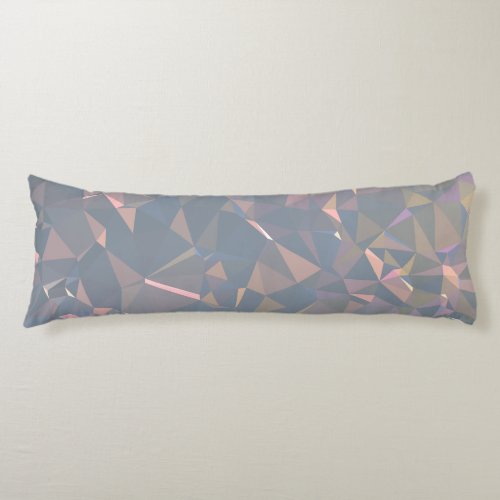 Low Poly Triangles x River Theme Accent Body Pillow