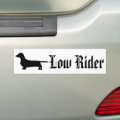 Low Rider Bumper Sticker | Zazzle