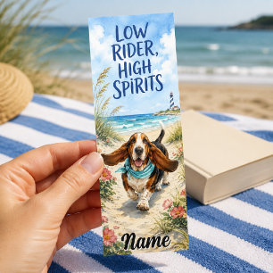 Low Rider High Spirits Basset Hound Bookmarks