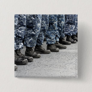 Low section view of sailors pinback button