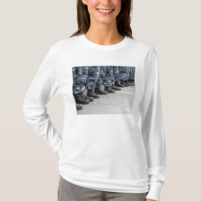 Low section view of sailors T-Shirt (Front)